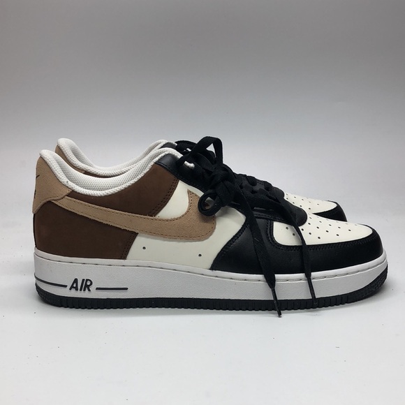 Mens Nike Air Force 1 ‘07 Brown/White/Black FB3355-200 NWOB - Picture 2 of 5